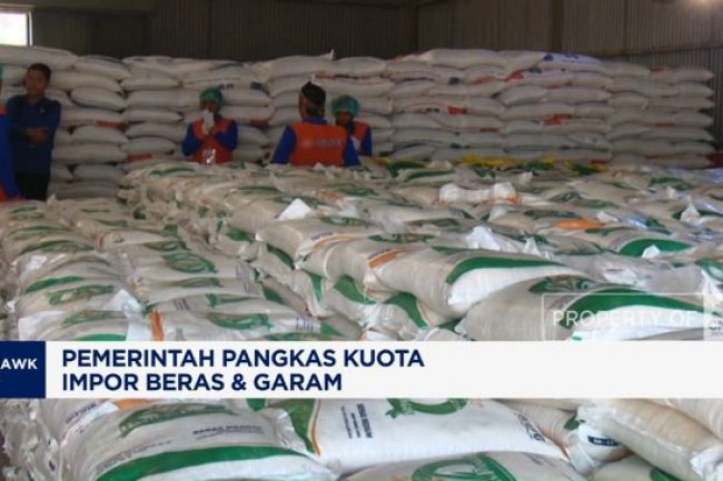 Video: Stok Aman! Pemerintah Pangkas Kuota Impor Beras & Garam