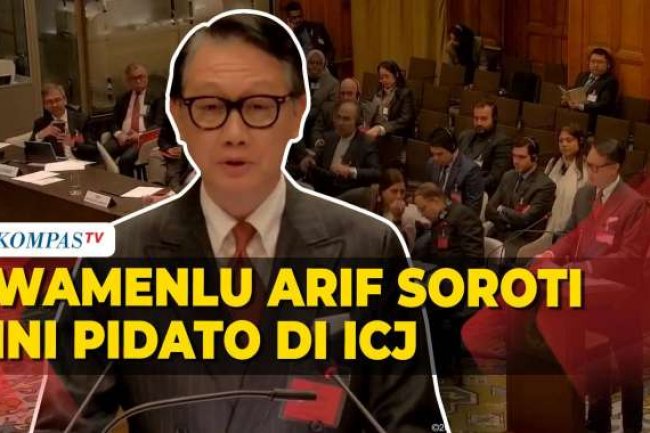 [FULL] Pidato Wamenlu RI Arif Havas soal Perubahan Iklim di Mahkamah Internasional Den Haag