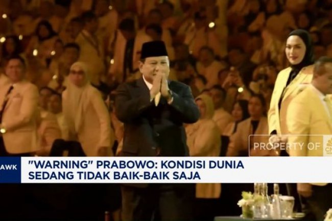 Video: "Warning! Prabowo Kondisi Dunia Sedang Tidak Baik-Baik Saja