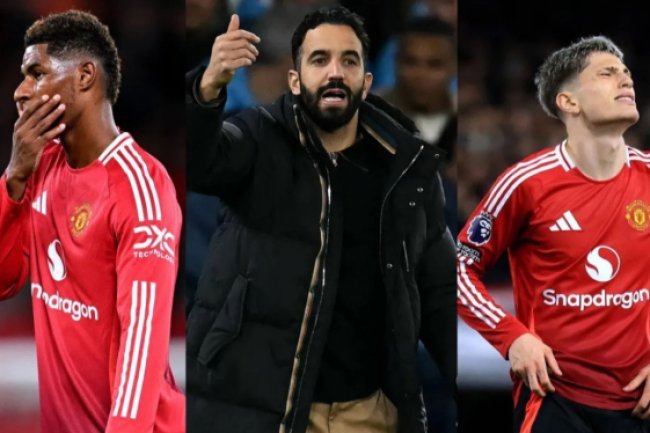 Ruben Amorim Tak Bawa Rashford dan Garnacho di Derby Manchester, Gary Neville dan Roy Keane Beri Komentar