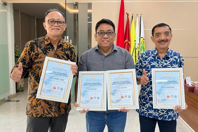 Perkokoh Tata Kelola Teknologi Informasi, DSI YPTA Surabaya Raih Empat SertifikasiInternasional