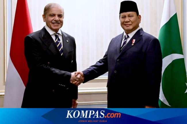 Prabowo Bertemu PM Pakistan di Mesir, Bahas Ekonomi dan Perdagangan