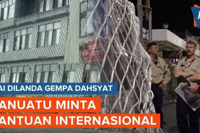 Vanuatu Minta Bantuan Internasional Usai Dilanda Gempa Dahsyat M 7,3