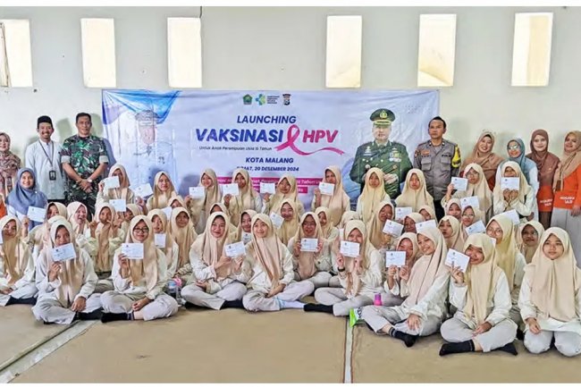 SMP Islam Sabilillah Malang, Pionir Sekolah Swasta Launching Vaksinasi HPV