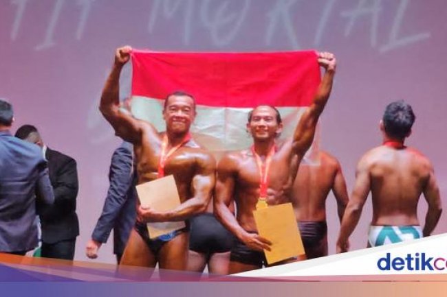 Rizki dan Ridho Terharu Kembali Juara Binaraga Internasional
