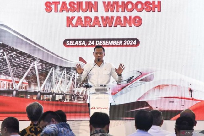 Kemarin, Stasiun KCIC Karawang hingga beras premium tidak kena PPN