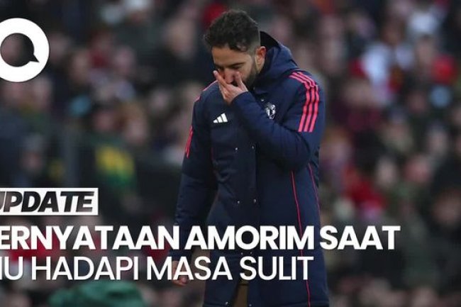 Video: Komentar Amorim Setelah MU Kalah Lagi dan Turun ke Peringkat 14