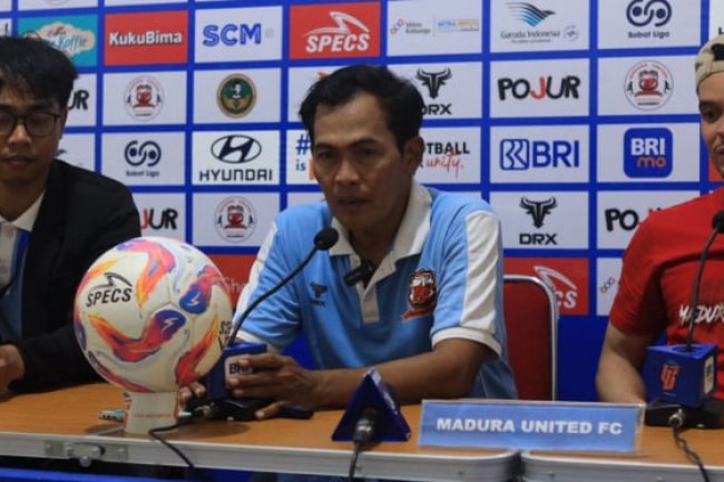 Madura United Kalah Telak dari PSS Sleman, Ini Kata Pelatih