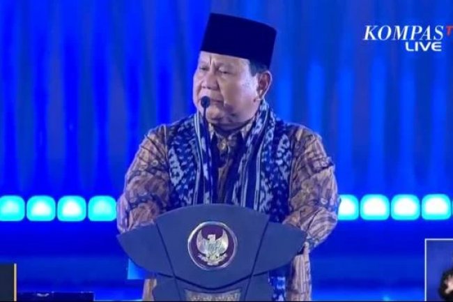 Prabowo di Perayaan Natal, Bicara Keberagaman Agama di Keluarga: Saya Bukti dari Keluarga Pancasila