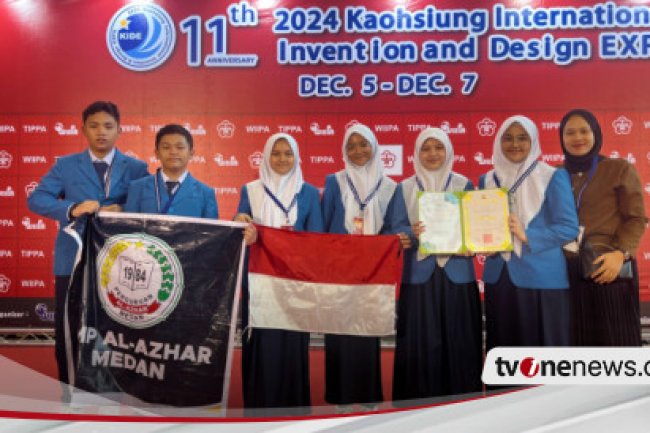 Ciptakan Inovasi, SMP Al-Azhar Medan Sabet Medali Perunggu di Ajang Internasional