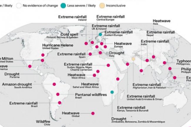 Seberapa Parah Peristiwa Cuaca Ekstrem Tahun 2024, Ini Laporan World Weather Attribution
