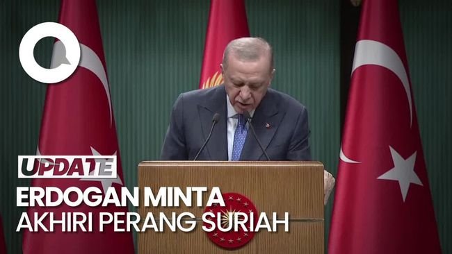 Video Erdogan Harap 13 Tahun Perang di Suriah Segera Berakhir