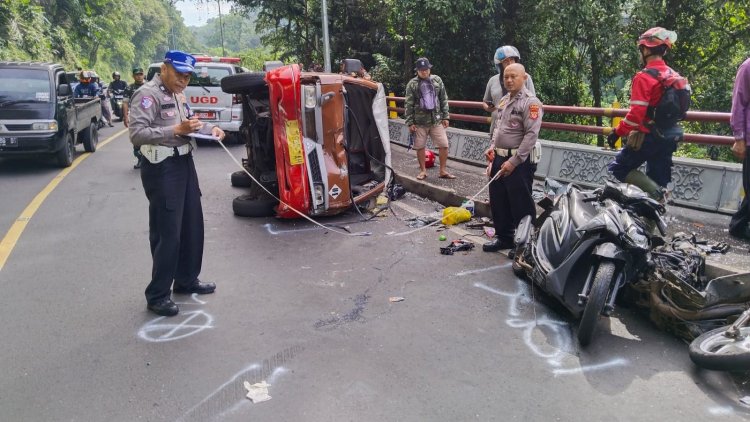 Kronologi Kecelakaan di Cadas Pangeran yang Libatkan Angkot dan 2 Motor