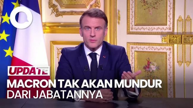 Video: Presiden Prancis Tak Akan Mundur dari Jabatan Seusai PM Digulingkan