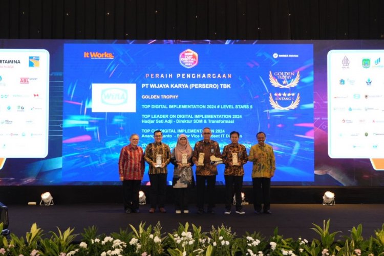 Buktikan Kekuatan Transformasi Digital, WIKA Borong Lima Penghargaan TOP Digital Awards 2024