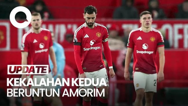 Video MU Ditekuk Nottingham, Kekalahan Kedua Beruntun Amorim