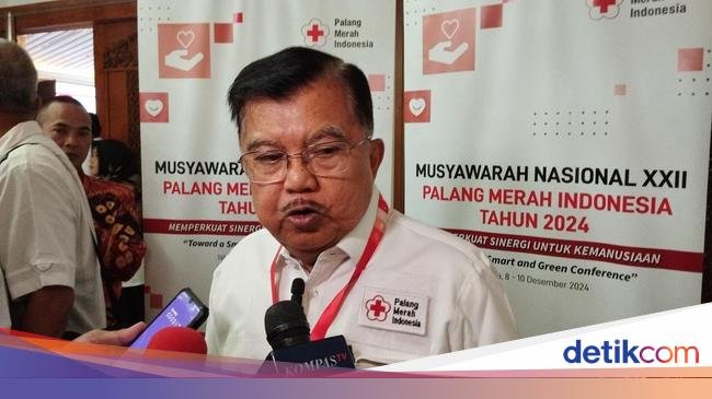 Ditunjuk Lagi Jadi Ketua Umum Palang Merah Indonesia, JK: Tak Ada Calon Lain