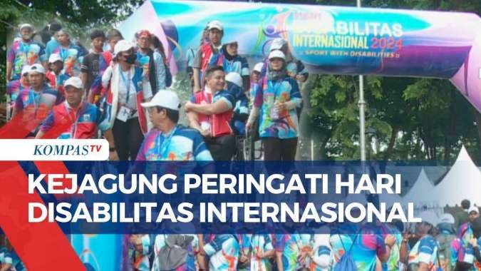 Peringati Hari Disabilitas internasional 2024, 2.500 Peserta Sport Disabilities Pecahkan Rekor MURI