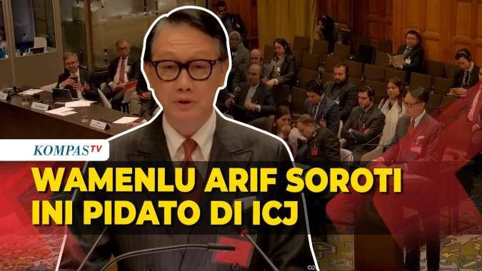 [FULL] Pidato Wamenlu RI Arif Havas soal Perubahan Iklim di Mahkamah Internasional Den Haag