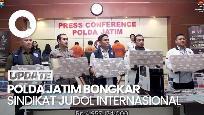 Video: Polda Jatim Bongkar Sindikat Judol Internasional, Perputaran Uang Rp 1,4 T