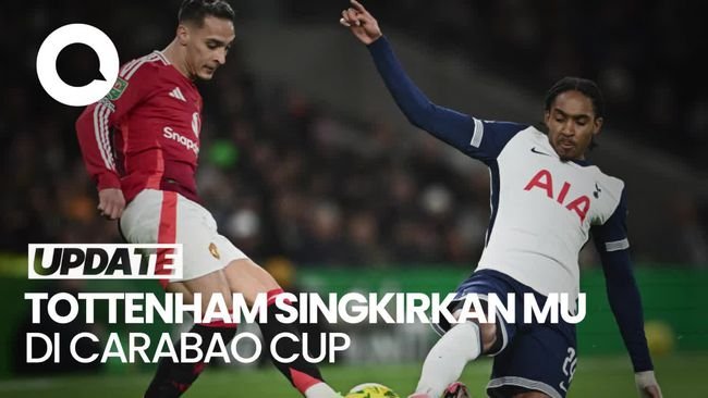 Video: Drama 7 Gol Saat MU 'Ditendang' Tottenham dari Carabao Cup