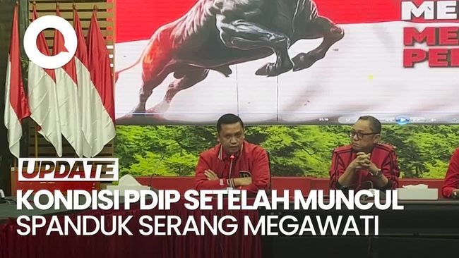 Video: PDIP yang Kini Siaga-1 Seusai Muncul Spanduk Serang Megawati