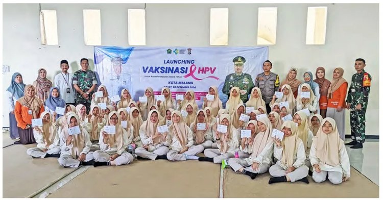 SMP Islam Sabilillah Malang, Pionir Sekolah Swasta Launching Vaksinasi HPV