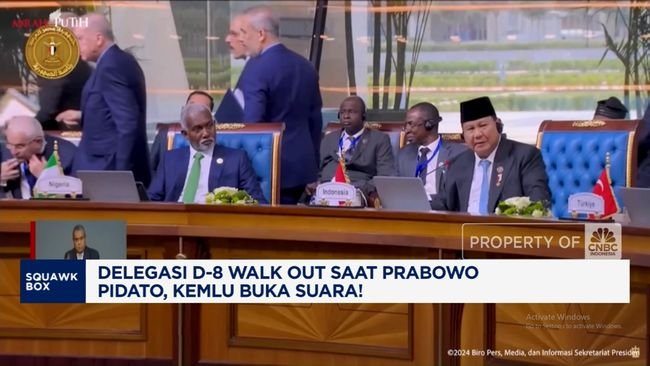 Video: Delegasi D-8 Walk Out Saat Prabowo Pidato, Kemlu Buka Suara!