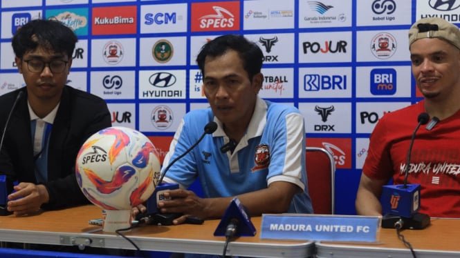 Madura United Kalah Telak dari PSS Sleman, Ini Kata Pelatih