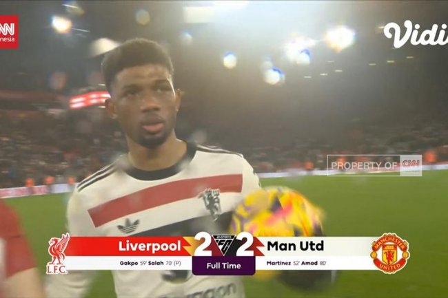 VIDEO: Liverpool Imbang Lawan MU