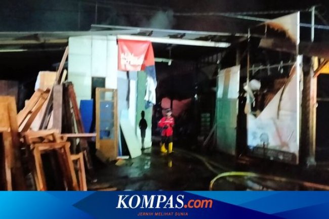 Peristiwa Kebakaran di Bantul, Kerugian Toko Capai Ratusan Juta