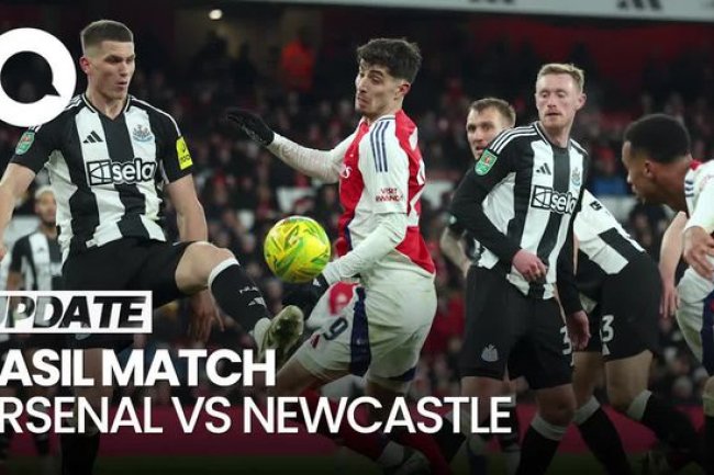 Video Semifinal Carabao Cup: Newcastle Gebuk Arsenal 2-0