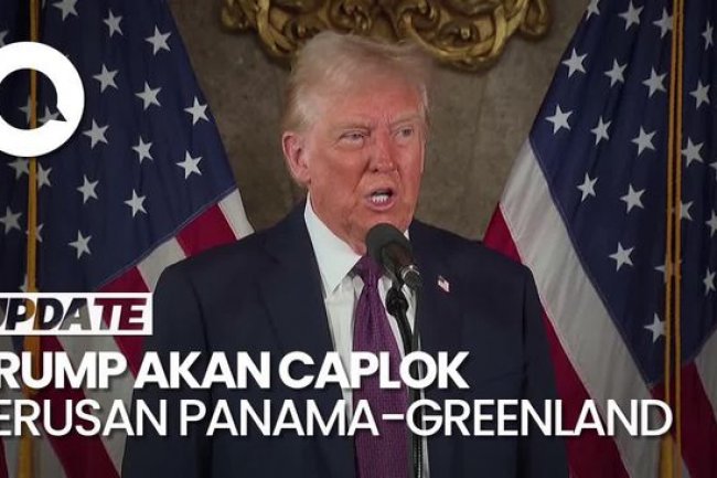 Video: Kala Trump Buka Peluang Caplok Terusan Panama-Greenland Pakai Cara Militer