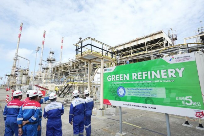 Kilang Pertamina Internasional Raih Sertifikasi InternasionalĀ Buat ProduksiĀ SAF dari Minyak Jelantah