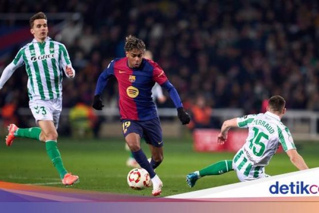 Lamine Yamal Saat Barcelona Vs Betis: Lari, Gocek, Assist, dan Gol