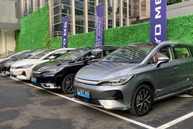 Mobil Listrik BYD akan Dipakai GrabCar