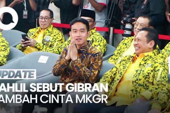 Video: Komentar Bahlil soal Gibran Absen HUT MKGR