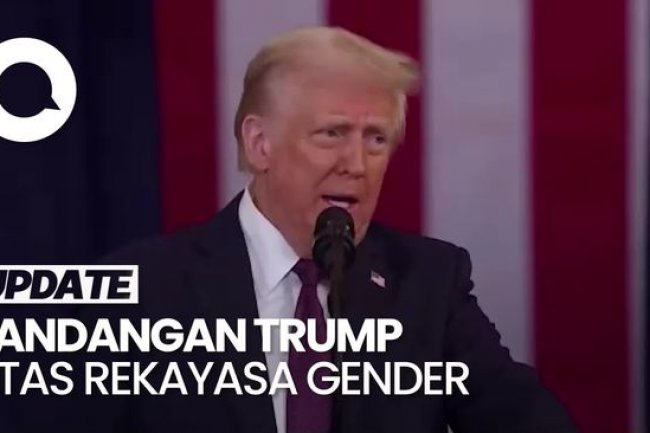 Video Pidato Pelantikan Trump: Hanya Ada 2 Gender, Pria dan Wanita