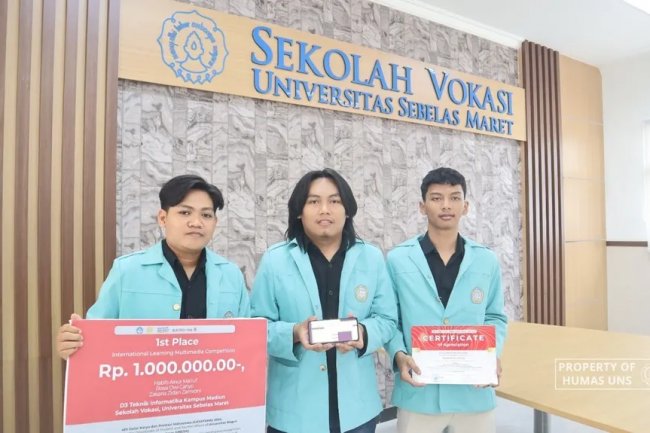 Tiga Mahasiswa PSDKU SV UNS Berhasil Raih Juara 1 pada Kompetisi Internasional