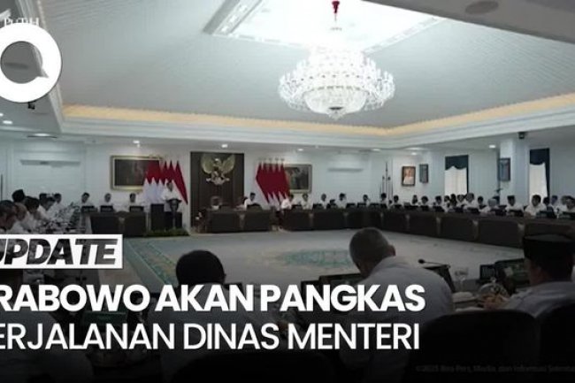 Video Kala Prabowo Minta Sunat Perjalanan Dinas: Hemat Rp 20 T, Bisa Perbaiki Sekolah