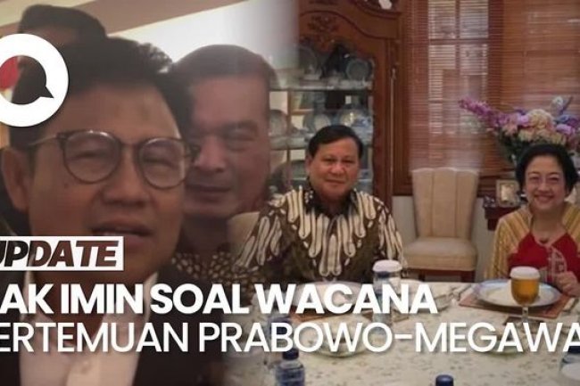 Video: Cak Imin Sambut Baik Wacana Pertemuan Megawati-Prabowo