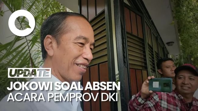 Video Permintaan Maaf dan Penegasan Jokowi soal Absen Acara Eks Gubernur