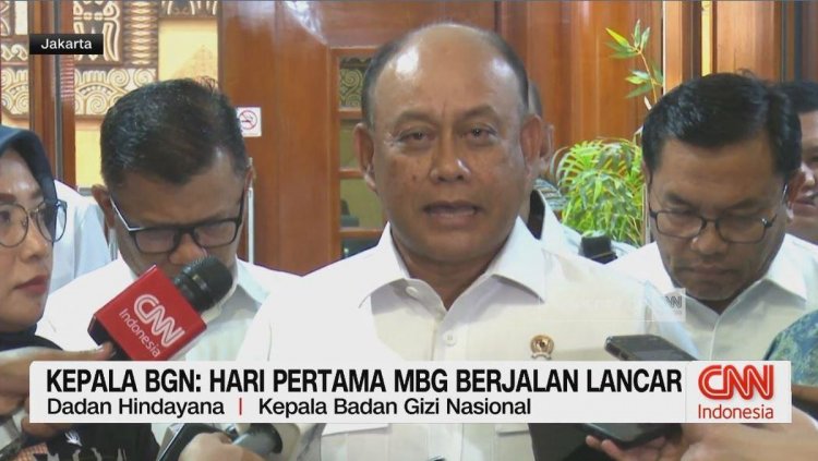 VIDEO: Kepala BGN: Hari Pertama MBG Berjalan Lancar