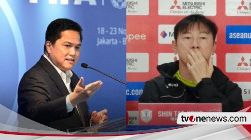 Respons Berkelas Erick Thohir Usai Dapat Ajakan Bertemu dari Shin Tae-yong: Ayo Kita Ngobrol