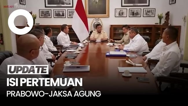 Video: Ini yang Dibahas Prabowo saat Panggil Jaksa Agung ke Istana