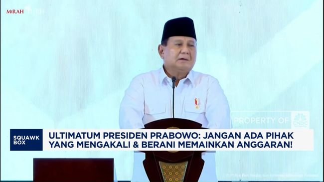 Video: Prabowo: Jangan Ada Pihak Yang Berani Memainkan Anggaran!