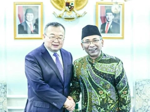 PBNU Terima Kunjungan Menteri Hubungan Internasional China, Bahas Penjajakan Kerja Sama di Berbagai Sektor