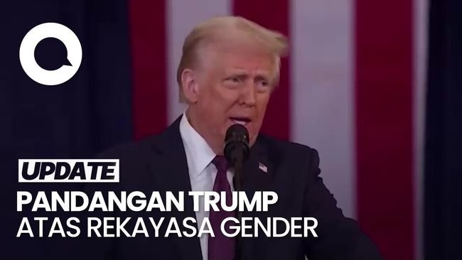 Video Pidato Pelantikan Trump: Hanya Ada 2 Gender, Pria dan Wanita