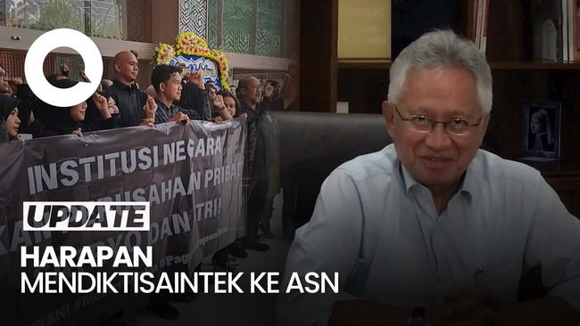 Video: Mendiktisaintek Harap Tak Ada Lagi ASN Demo, Selesaikan dengan Komunikasi