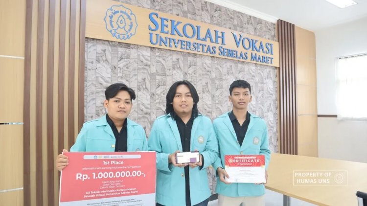 Tiga Mahasiswa PSDKU SV UNS Berhasil Raih Juara 1 pada Kompetisi Internasional